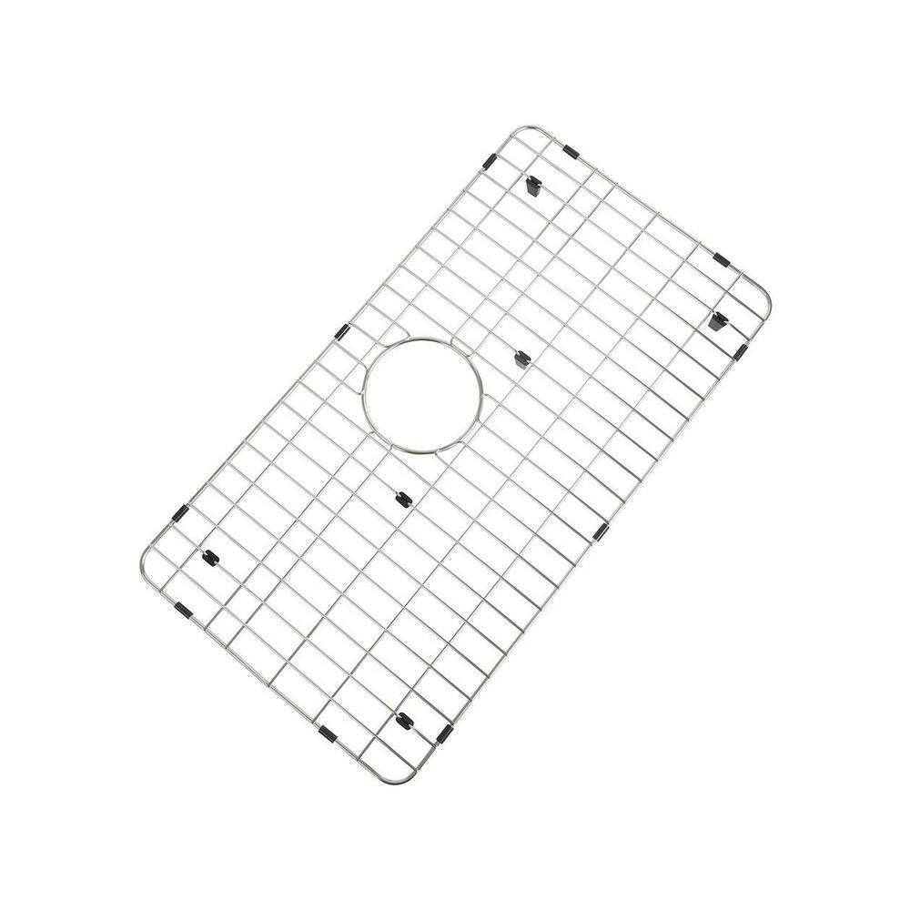 26 in. L x 14 in. W Sink Grid and Protector Stainless Steel Single Bowl Kitchen Sink Accessory with Rear Drain price history on PriceWatchPro