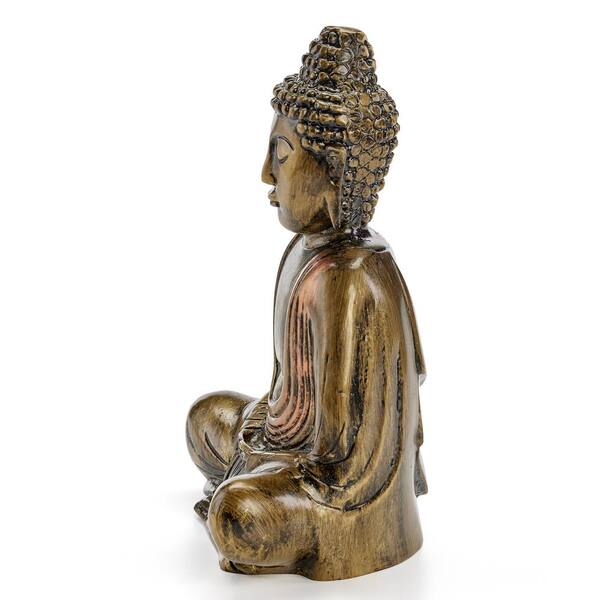 Porcelain Gautama Buddha Statue Decorative Set with LED light | Buddha  Statue | Shakyamuni Buddha | Meditation | Home Decoration