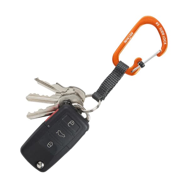 Nite Ize - SlideLock Key Ring Aluminum - Orange