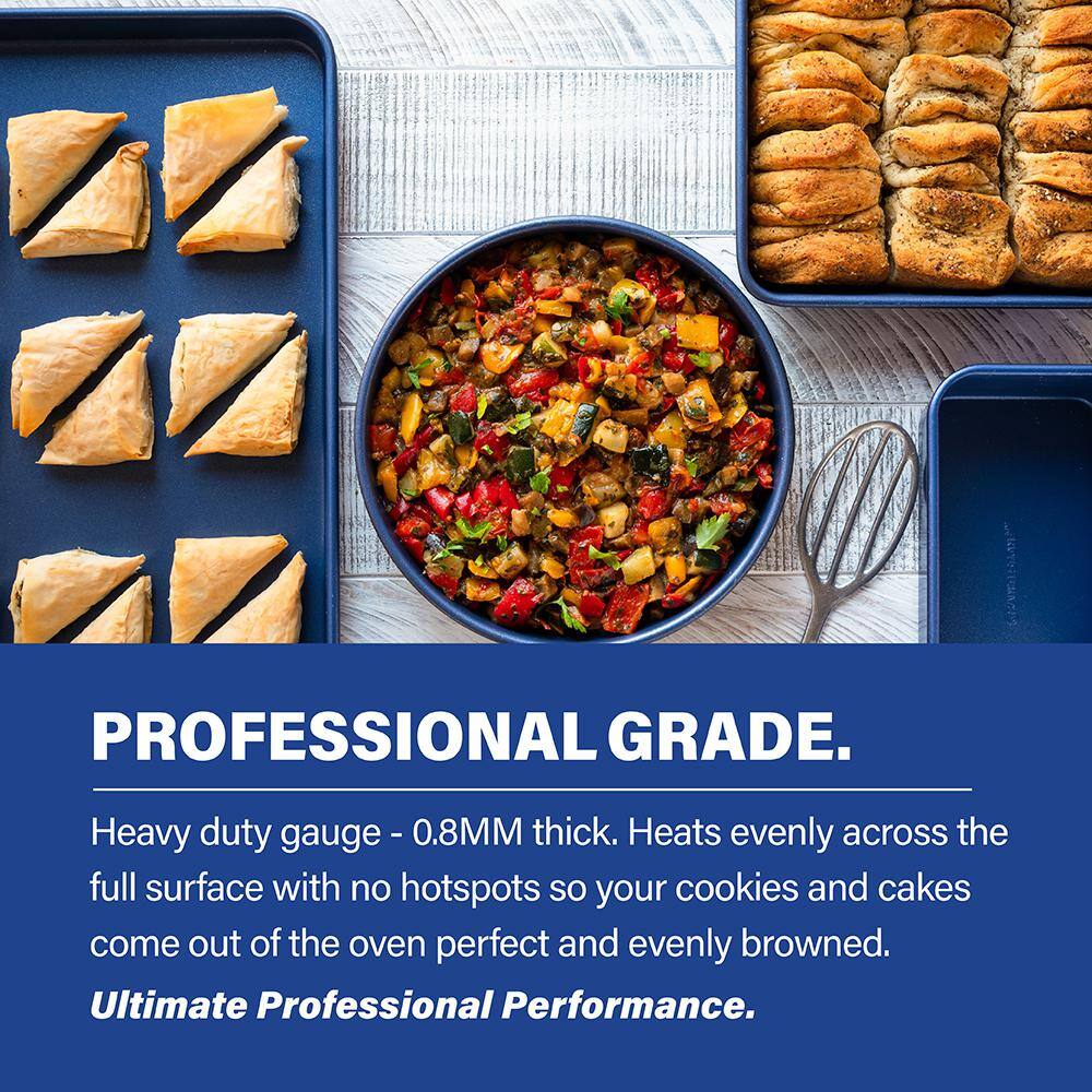 Granitestone Blue 5-Piece Nonstick Aluminum Bakeware Set