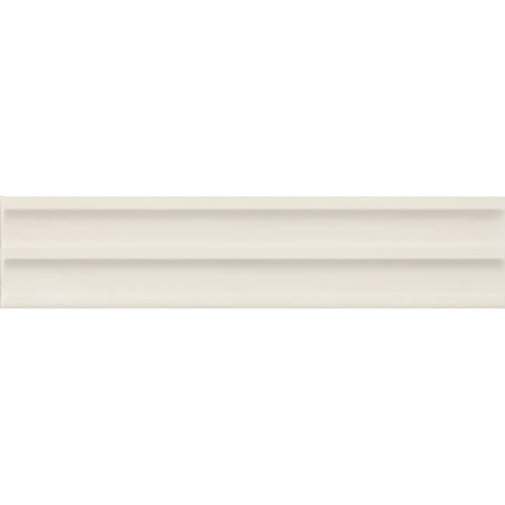 Indoterra White Desert 2 in. x 4 in. Matte Porcelain Fluted Concrete Look Wall Tile Sample price history on PriceWatchPro