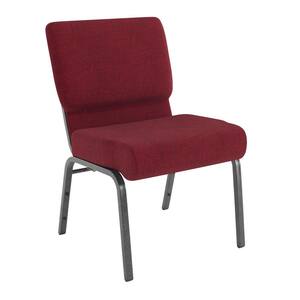Fabric Stackable Chair in Crimson
