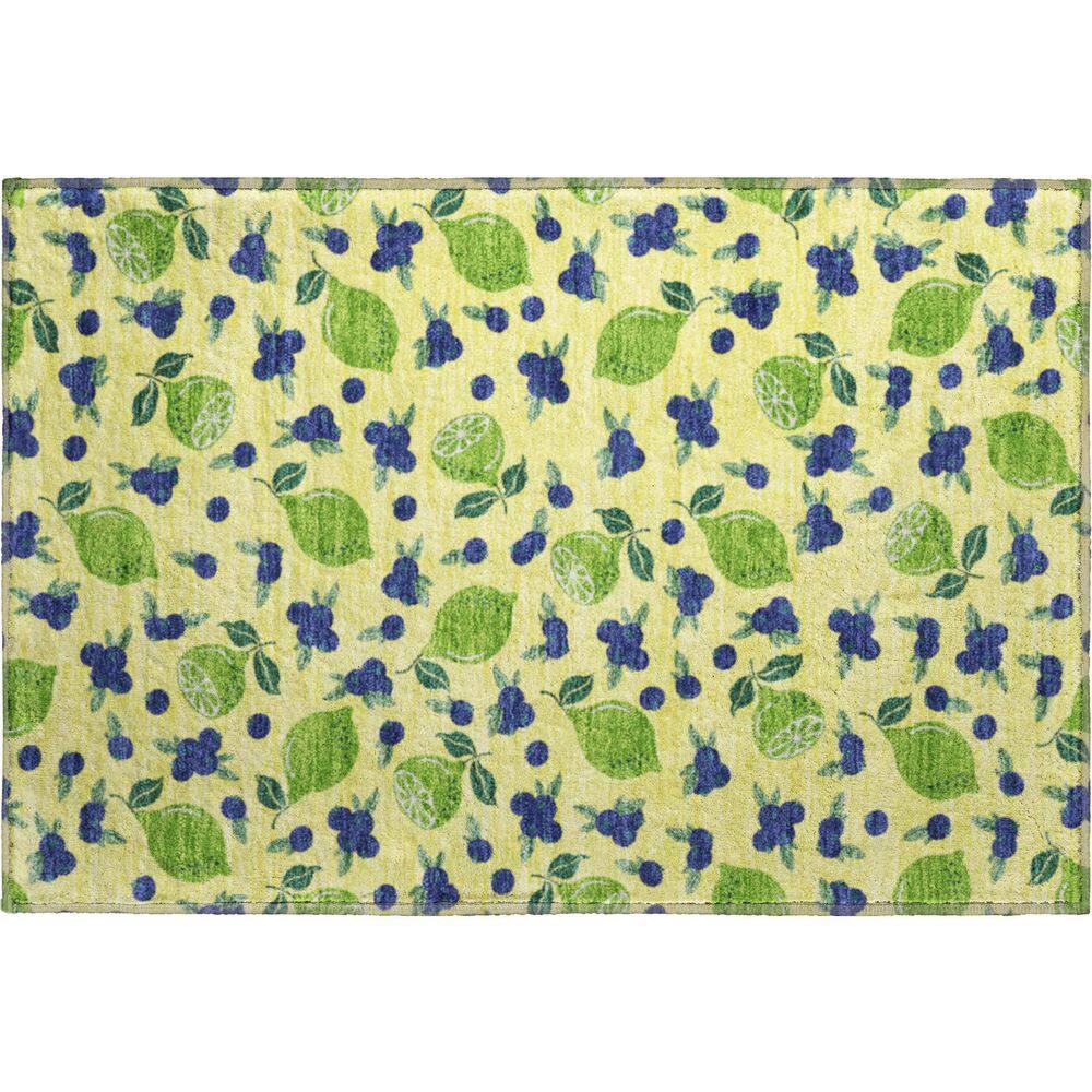 Mayfield Premium Machine Washable Abstract AMF2354 Yellow 2 ft. x 3 ft. Accent Rug price history on PriceWatchPro