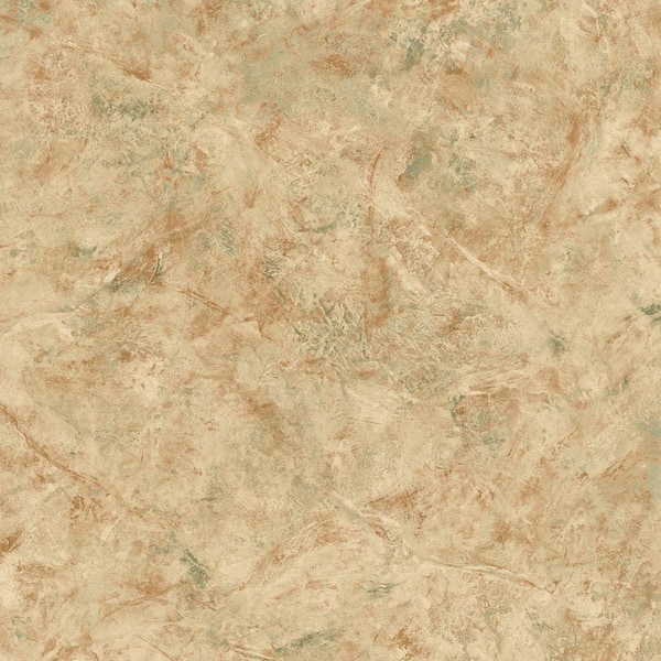 The Wallpaper Company 56 sq. ft. Beige Marble Wallpaper