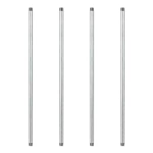 3/4 in. x 3 ft. Galvanized Steel Pipe (4-Pack)