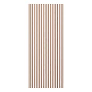 Heritage Premier Concave 94.5 in. H x 1 in. W Slatwall Panels in Cherry 20-Pack