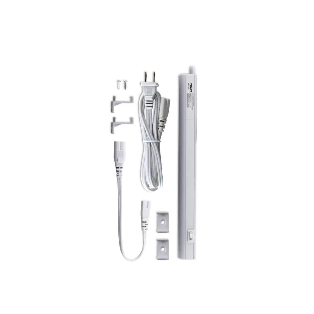 12-inch White Steel LED Under Cabinet Light Bar