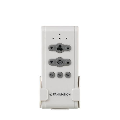 Gleam 16 in. Integrated LED Indoor/Outdoor Brushed Nickel Ceiling Fan with Light Kit and Remote Control FANIMATION Ceiling Fans With Lights