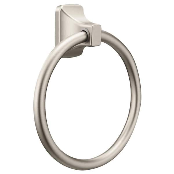 MOEN Contemporary Towel Ring in Brushed Nickel