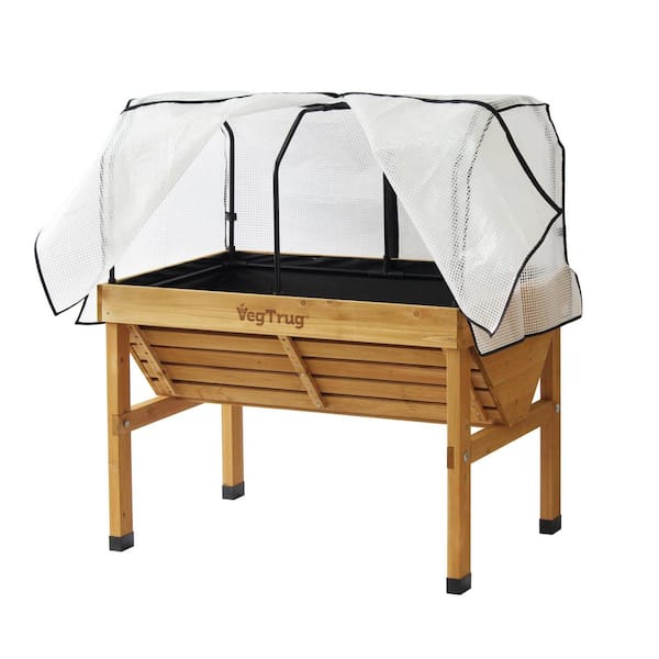 VegTrug 4 ft. Raised Bed OutDoor Planter-Including Frame and Cover