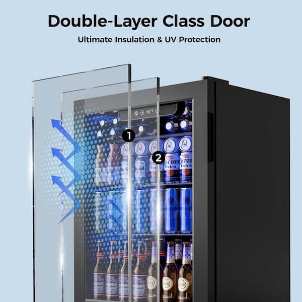 ♢冷蔵庫 SIMZLIFE 17.4 in. Single Zone 100-Cans Freestanding