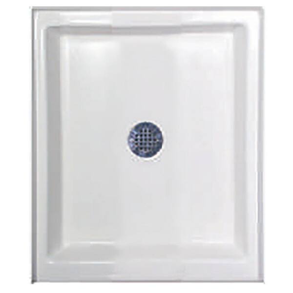 Hydro Systems 36 in. x 42 in. Single Threshold Shower Base in White