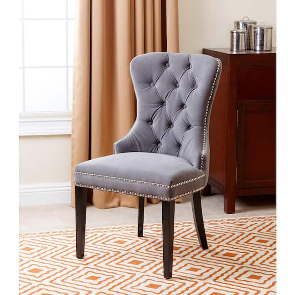 zaphod tufted upholstered dining chair