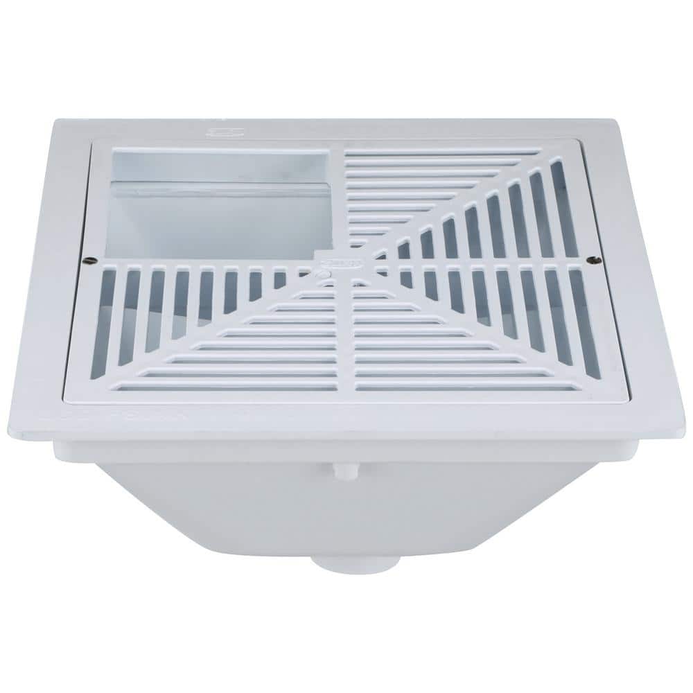 EZ PVC Slab on Grade Square Drain with 6 in. Nickel Bronze Strainer and 2 in. x 3 in. Outlet price history on PriceWatchPro
