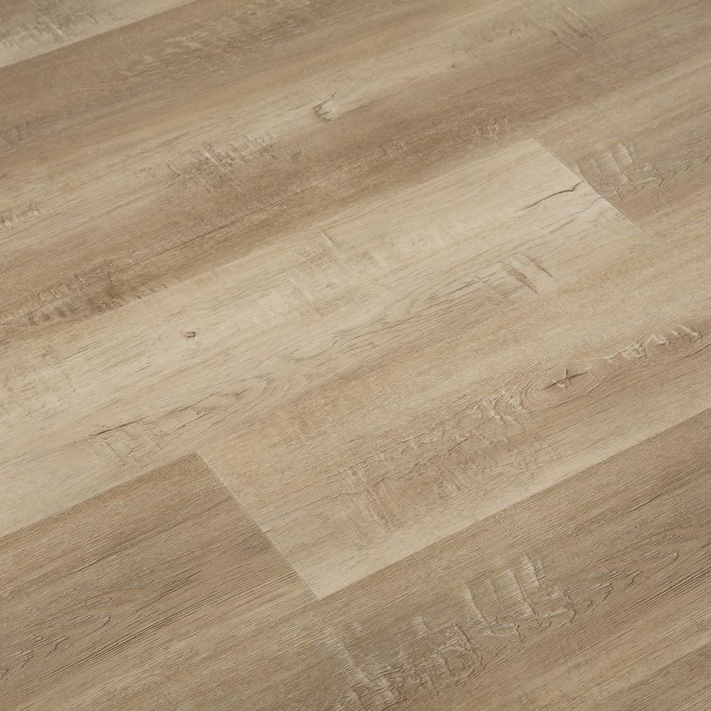 Proteco Golden Oak 20 MIL x 7.1 in. W x 48 in. L Click Lock Waterproof ...