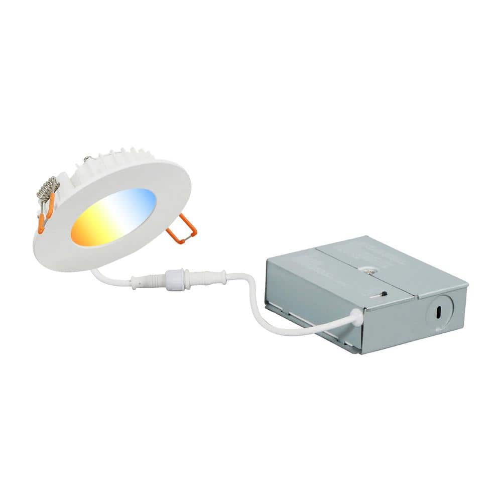White Round Dimmable LED Recessed Ceiling Light