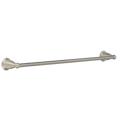 Brushed Nickel Moen Towel Bars Bathroom Hardware The Home Depot