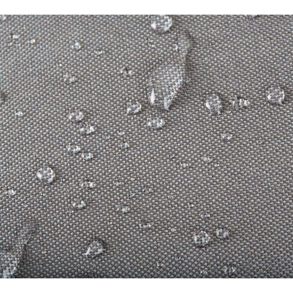 Gray Two-Tone Weather-Resistant Patio Swing Cover, 81"L x 52"W x 70"H