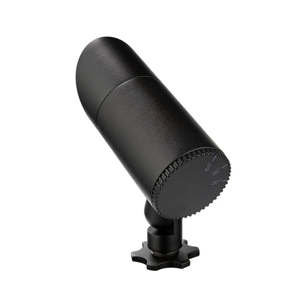 Black Adjustable LED Pathway Spotlight