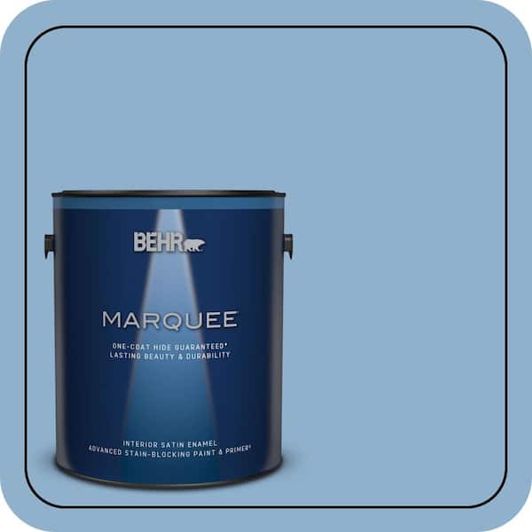 BEHR MARQUEE 1 gal. #M510-3 Sailors Knot One-Coat Hide Satin Enamel Interior Paint & Primer