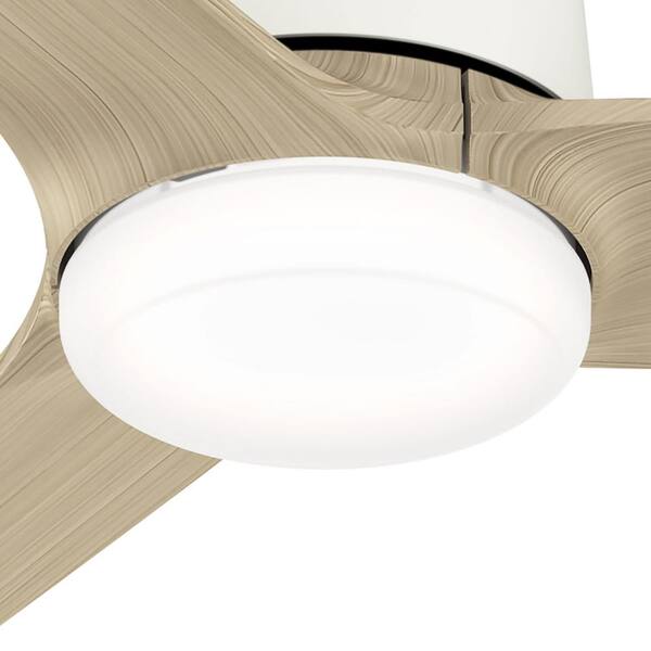 Hunter Moxie 52 in. Integrated LED Indoor Matte Black Ceiling Fan with