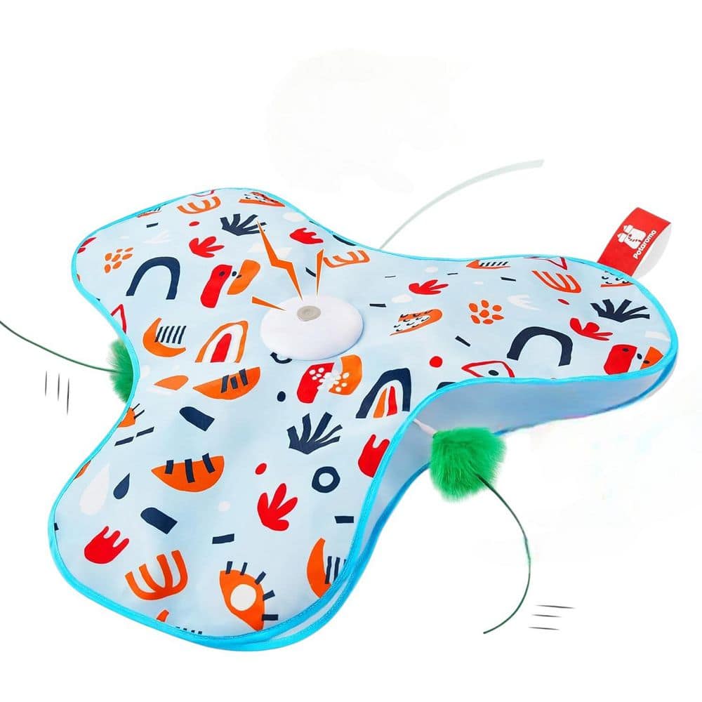 Interactive Hide and Seek Cat Toy with Unpredictable Moving Feather Floral Cover Rechargeable for Indoor Exercise price history on PriceWatchPro