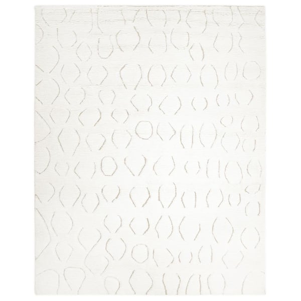 Astoria Contemporary Ivory 5 ft. x 8 ft. Handmade Area Rug