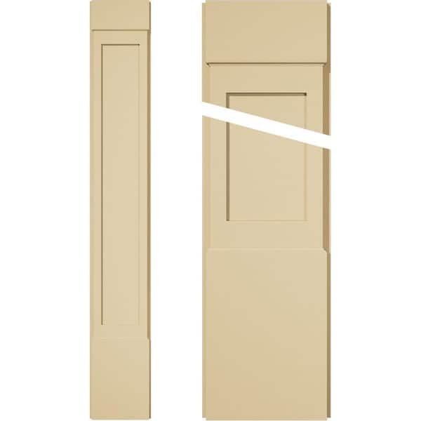 Ekena Millwork 2 in. D x 12 in. W x 82 in. L Primed Polyurethane Pilaster (1- Pack)