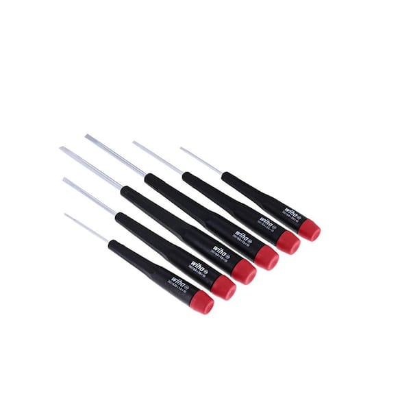 Precision Slotted Screwdriver Set (6-Piece)