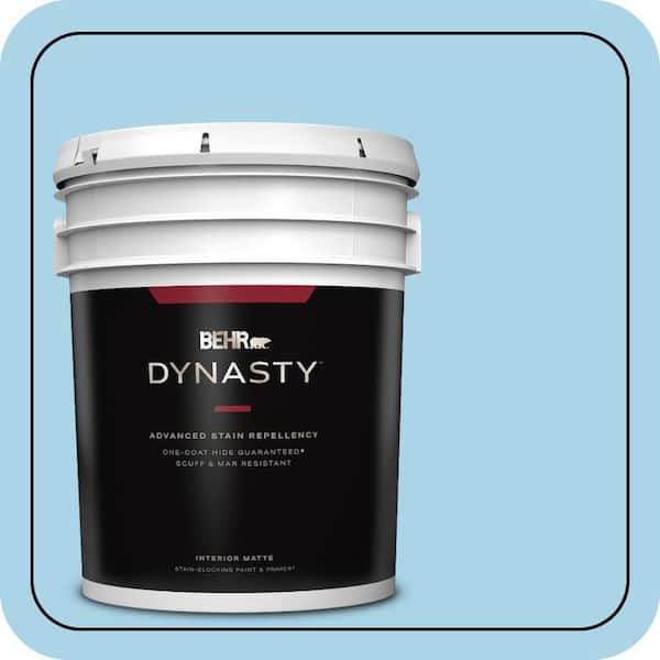 BEHR DYNASTY 5 gal. #550C-3 Monaco Matte Interior Stain-Blocking Paint & Primer