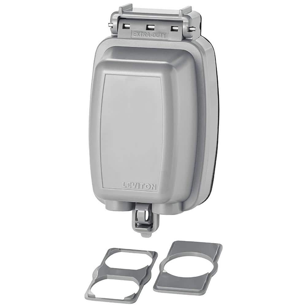Decora/GFCI 1-Gang Extra Heavy Duty Raintight While-In-Use Device Mount Vertical Cover with Lid, Gray 5980-UGY price history on PriceWatchPro