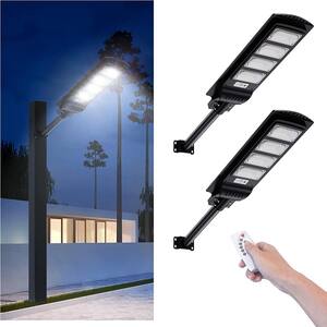 400- Watt Equivalent Integrated LED Motion Sensing Dusk to Dawn Area Light with Remote Control(2 Pack)