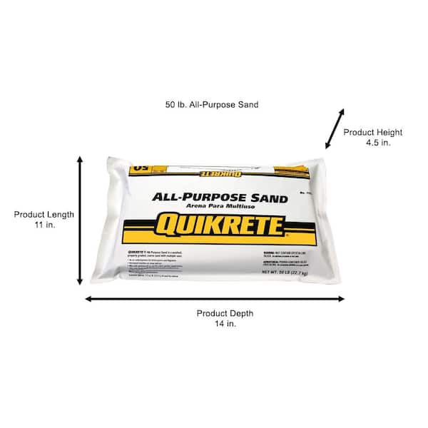 Quikrete Brown All-Purpose Sand 50 lb Quikrete Brown All-Purpose Sand 50 lb