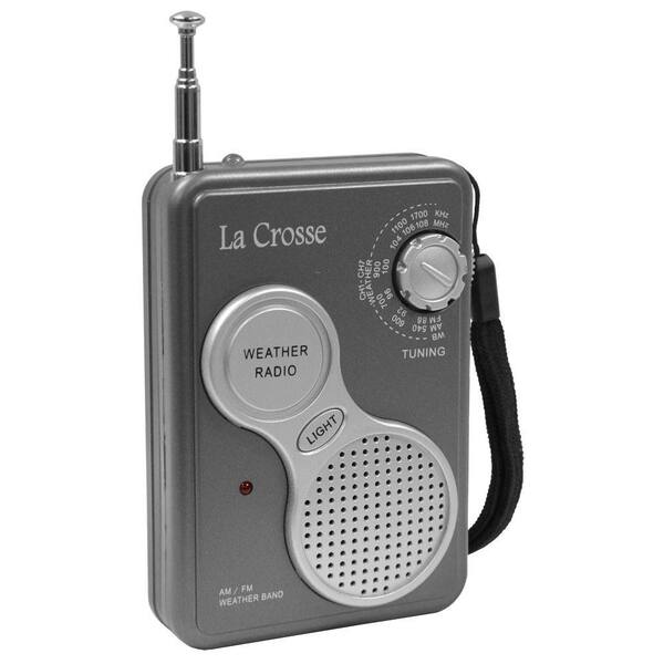 La Crosse Technology AM/FM Handheld NOAA Weather Radio