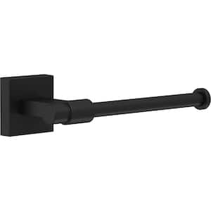 Maxted Single Post Toilet Paper Holder Bath Hardware Accessory in Matte Black