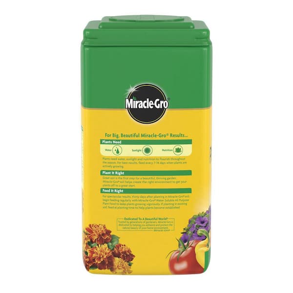 Miracle-Gro Water-Soluble 5 lbs. All Purpose Plant Food 1001232 - The Home  Depot