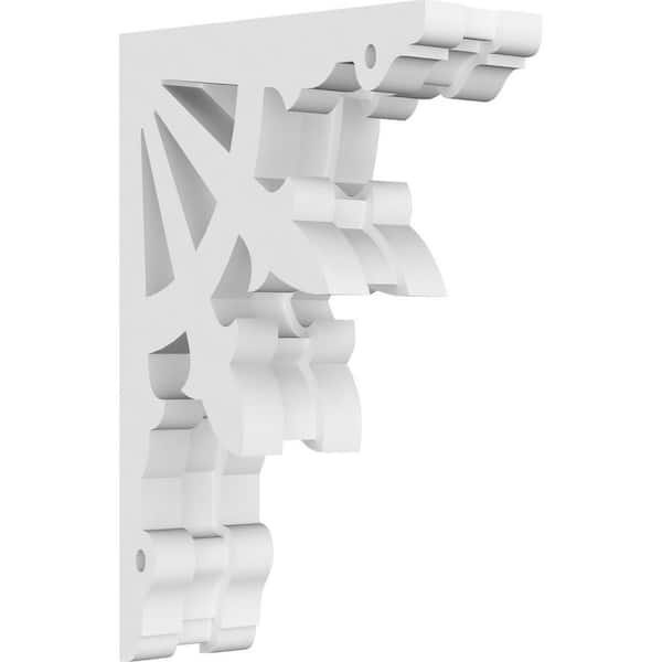 Ekena Millwork Riley 1.5 in. W x 7 in. H x 4.5 in. D Signature Urethane Polyurethane Corbel