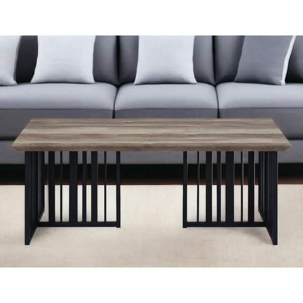 47.00 in. Oak Rectangle MDF Coffee Table