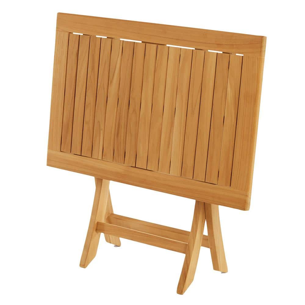 Colorado Rectangular Teak Folding Dining Table 36 x 24