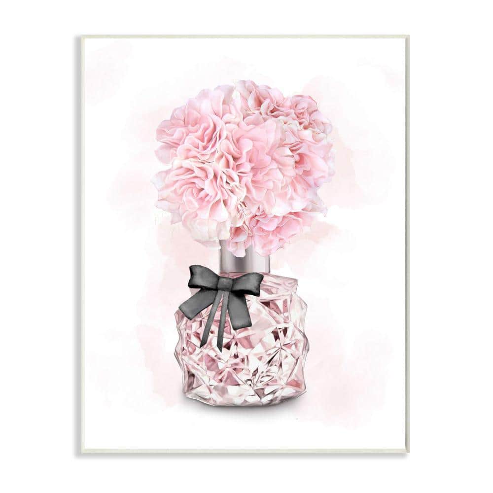 Peach & White Watercolor Flowers Vinyl - 378
