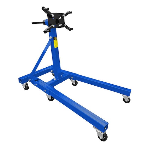 Heavy Duty Engine Stand 2000 lbs. Capacity, 360° Rotating Engine Run Stand with 6-Casters, Foldable Frame