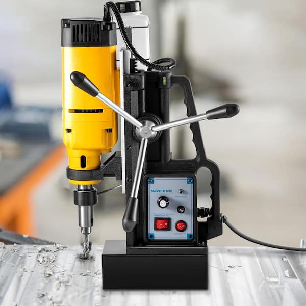 Mag Drill, 1 Speed, Drill Press, with Magnetic Core Drill, 0-300 RPM Stepless Speed Drill Press Chuck Capacity 2 in.