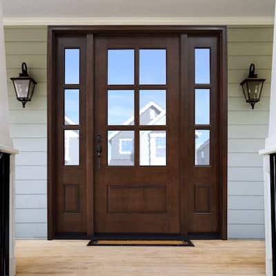 Single door with Sidelites - Front Doors - Exterior Doors - The Home Depot