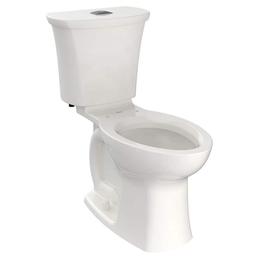 Edgemere White Dual Flush Elongated Two-Piece Toilet