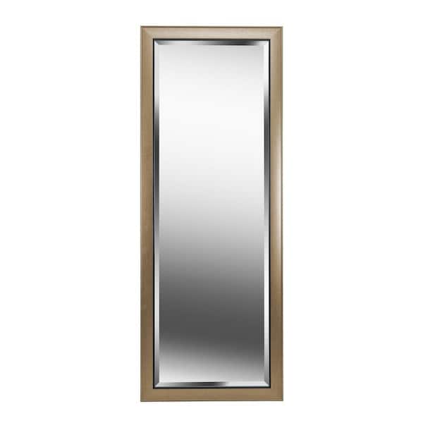 Manor Brook Oversized Rectangle Champagne Classic Mirror (77.58 in. H x 29.58 in. W)