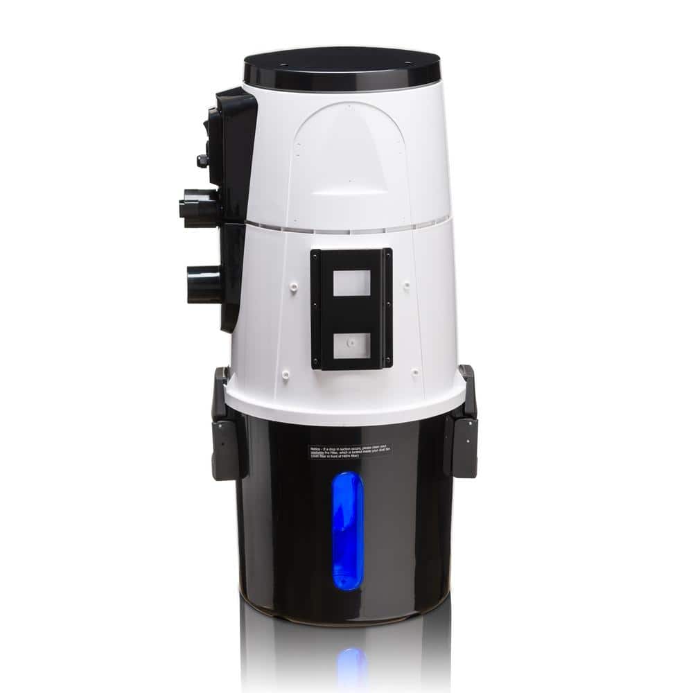 Prolux White Wall Mounted Wet/Dry Garage Vacuum with HEPA Filter