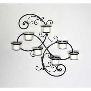Black Candle Wall Sconce