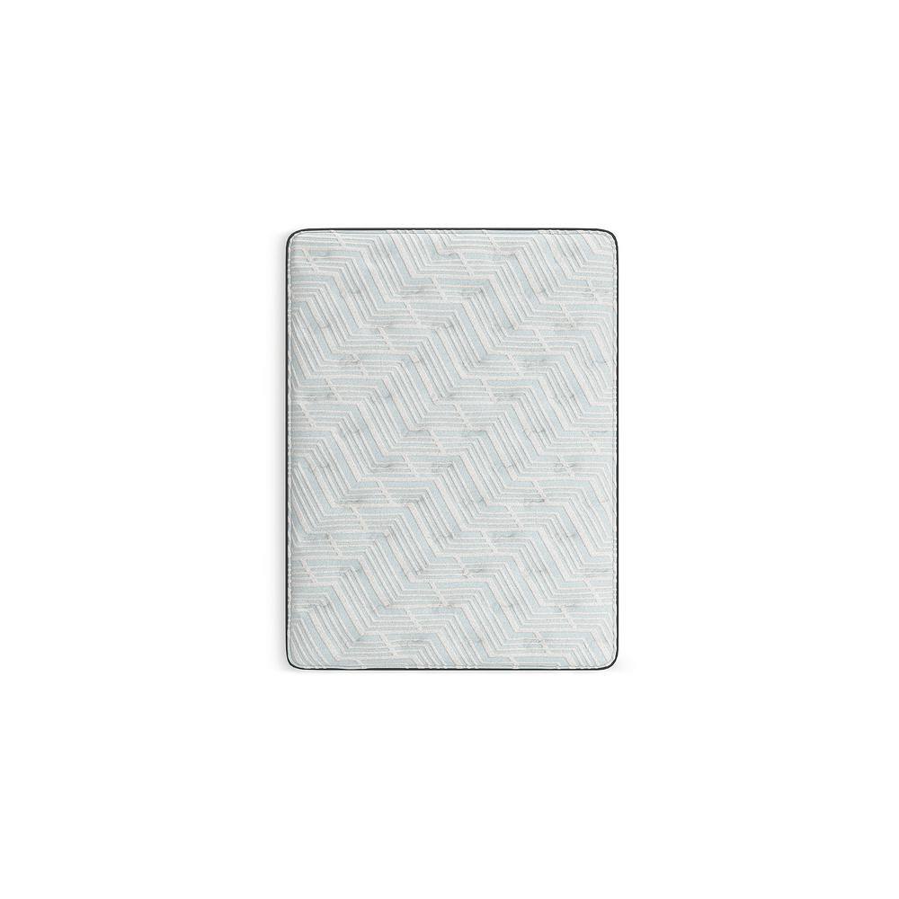 Queen Blue/Gray Pillowtop Innerspring Gel Memory Foam Mattress