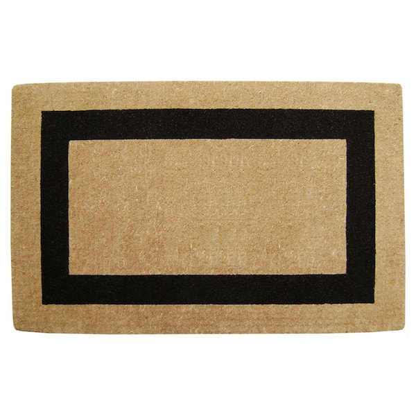 Jute Doormat - Black - Home All