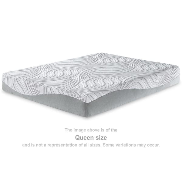 Signature DESIGN BY ASHLEY 10 in. Memory Foam Twin Medium Memory Foam 10 in. Bed-in-a-Box Mattress